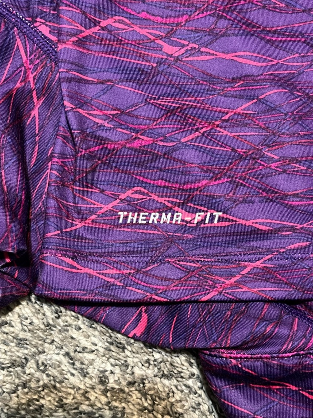 ๐ฅ Nike Purple and Pink Half-Zip Pullover - Picture 6 of 6